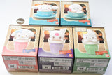 Chara Latte Art Case Sanrio Characters [Assorted 5 type set (2.Cinnamoroll Latte/4.Hangyodon Latte/5.My Melody Strawberry Latte/6.Kuromi Blueberry Latte/7.Pochacco Matcha Latte)]