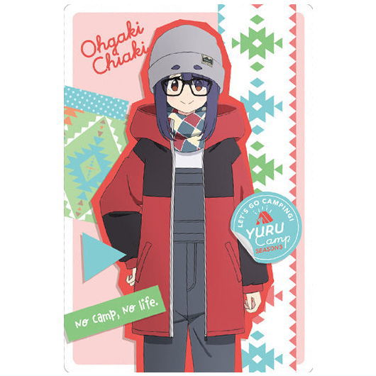 Yurucamp SEASON3 Wafer [3.Chiaki Ogaki (Character Card R)]