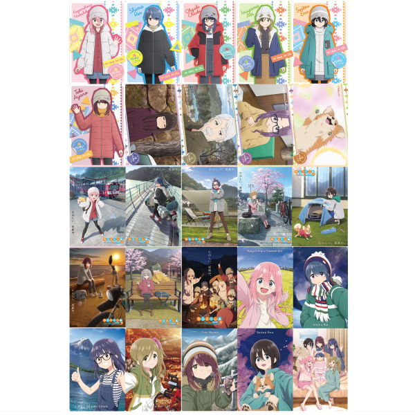 Yurucamp SEASON3 Wafer [All 25 type set (Full Complete)]