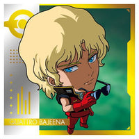 Niforamtion Mobile Suit Gundam Sticker Wafer vol.2 Flash of Light [7.Quattro Bajeena (Rare)]