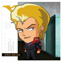 Niforamtion Mobile Suit Gundam Sticker Wafer vol.2 Flash of Light [8.Jerid Messa (Normal)]