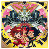 Niforamtion Mobile Suit Gundam Sticker Wafer vol.2 Flash of Light [13.Domon Kasshu & Rain Mikamura & Burning Gundam (Ultra Rare)]