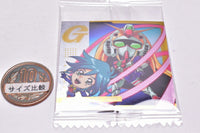 Niforamtion Mobile Suit Gundam Sticker Wafer vol.2 Flash of Light [17.Allenby Beardsley & Nobel Gundam (Rare)]