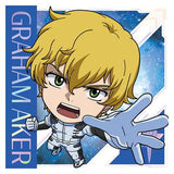 Niforamtion Mobile Suit Gundam Sticker Wafer vol.2 Flash of Light [25.Graham Aker (Super Rare)]