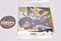 Niforamtion Mobile Suit Gundam Sticker Wafer vol.2 Flash of Light [28.Allelujah Haptism & Gundam Kyrios (Rare)]