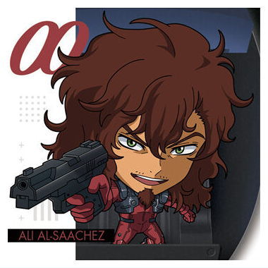 Niforamtion Mobile Suit Gundam Sticker Wafer vol.2 Flash of Light [31.Ali al Saachez (Normal)]