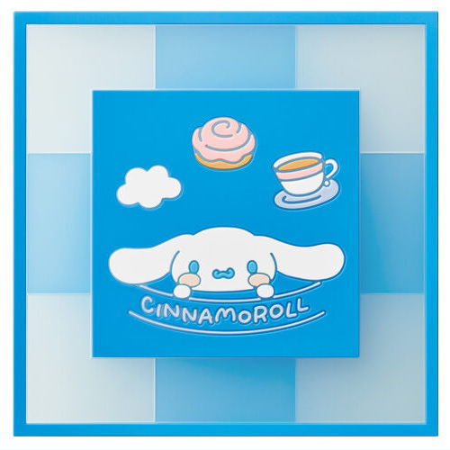 Sanrio Characters CLEARSQUARE Gummy & Coaster [4.Cinnamoroll]