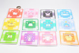 Sanrio Characters CLEARSQUARE Gummy & Coaster [All 12 type set (Full Complete)]