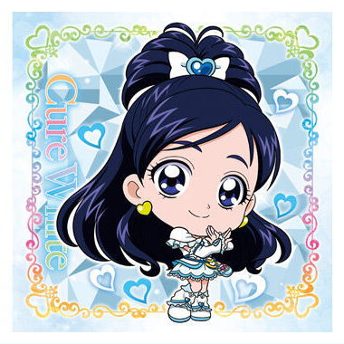 Niforamtion PreCure All Stars Sticker Wafer [3.Cure White (Super Rare)]