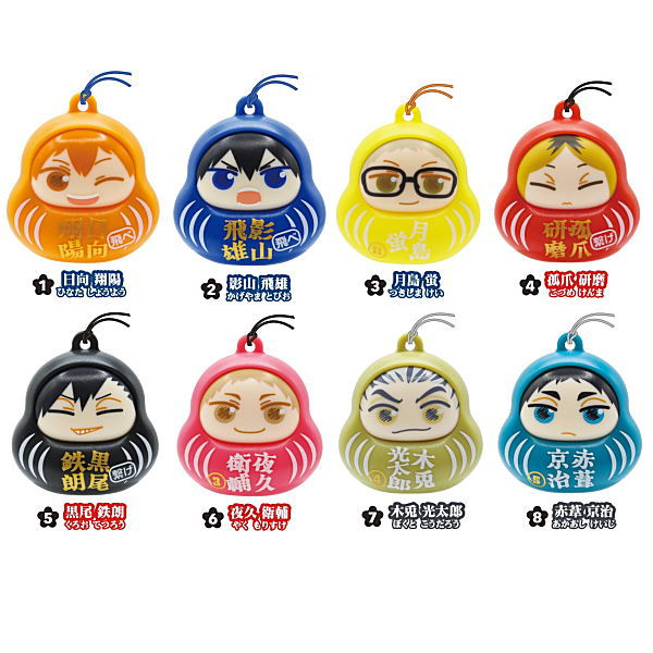 Japagurumi Fig. Haikyu!! Part.2 [All 8 type set(Full Complete)]