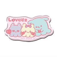 Loveez Character Magnets [17.Ururu & Nyapo & Paopao]