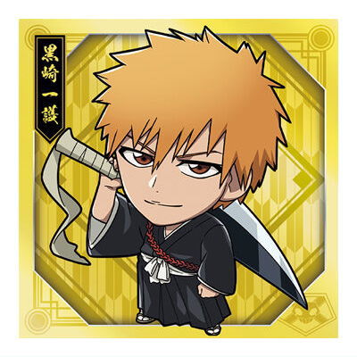 Niforamtion BLEACH Sticker Wafer [1.Ichigo Kurosaki (rare)]
