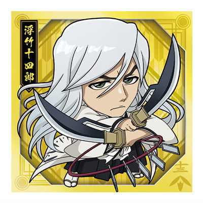 Niforamtion BLEACH Sticker Wafer [15.Jushiro Ukitake (rare)]