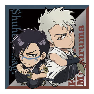 Niforamtion BLEACH Sticker Wafer [29.Kensei Muguruma & Shuhei Hisagi (normal)]