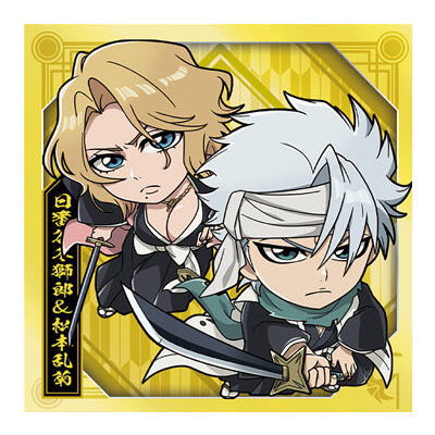 Niforamtion BLEACH Sticker Wafer [30.T?shiro Hitsugaya & Rangiku Matsumoto (rare)]
