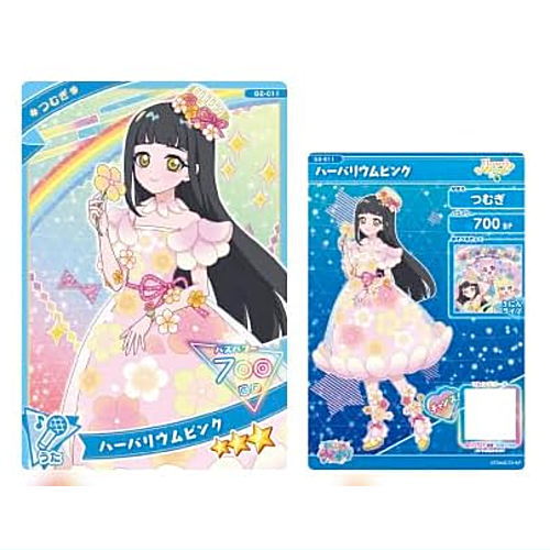 Himitsu no Aipuri Aipuri Card Collection Gummy Vol.2 [11.G2-011 Tsumugi Herbarium Pink]