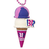 Baskin Robbins Ice Cream Mascot Gummy [3.Cotton Candy & Vanilla (double cone)]