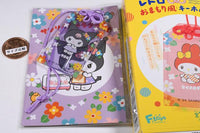 Sanrio Characters Retro omamori-fu Keychain [5.Kuromi A]