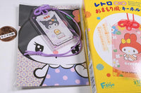 Sanrio Characters Retro omamori-fu Keychain [10.Kuromi B]