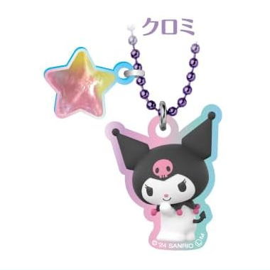 Sanrio Characters Twin Charm Nijihoshi Candy [1.Kuromi]
