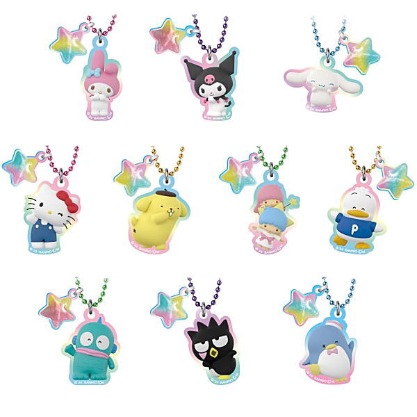 Sanrio Characters Twin Charm Nijihoshi Candy [All 10 type set(Full Complete)]