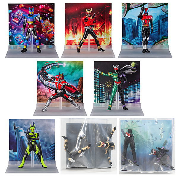 MICRO STATUE COLLECTION Kamen Rider [All 8 type set(Full Complete)]