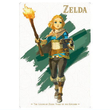 The Legend of Zelda Tears of the Kingdom Card Twin Wafer [3.Zelda (Character Card)]