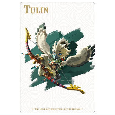 The Legend of Zelda Tears of the Kingdom Card Twin Wafer [5.Tulin (Character Card)]