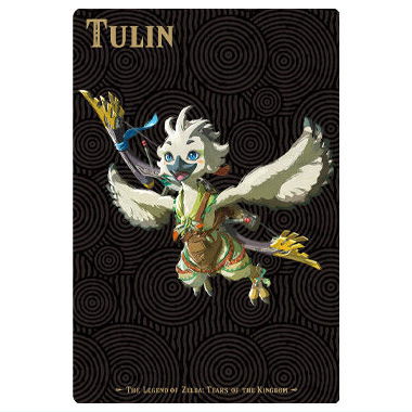 The Legend of Zelda Tears of the Kingdom Card Twin Wafer [6.Tulin (Character Card)]