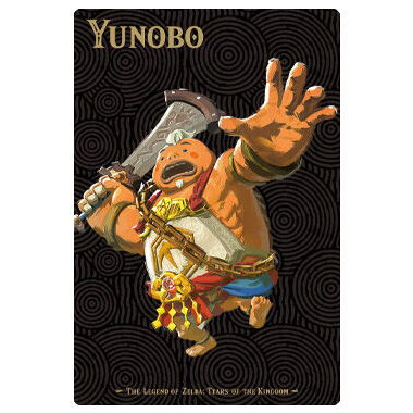 The Legend of Zelda Tears of the Kingdom Card Twin Wafer [8.Yunbo (Character Card)]