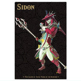 The Legend of Zelda Tears of the Kingdom Card Twin Wafer [10.Sidon (Character Card)]