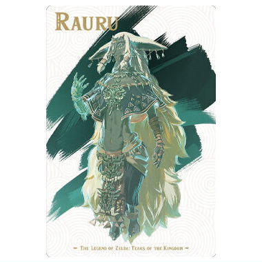 The Legend of Zelda Tears of the Kingdom Card Twin Wafer [14.Rauru (Character Card)]