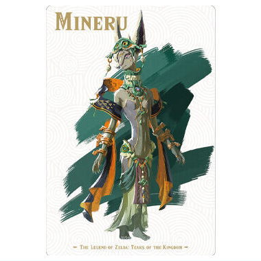 The Legend of Zelda Tears of the Kingdom Card Twin Wafer [15.Mineru (Character Card)]