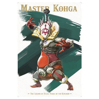 The Legend of Zelda Tears of the Kingdom Card Twin Wafer [16.Master Kohga (Character Card)]