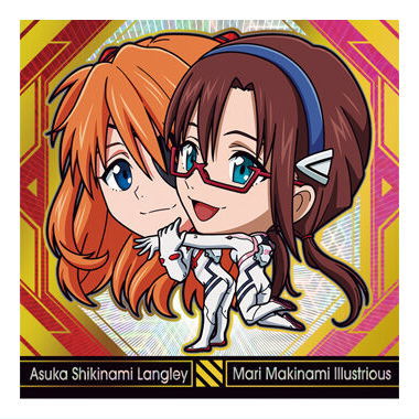 Niforamtion Rebuild of Evangelion Sticker Wafer Complement Plan [29.Asuka & Mari (Special Super Rare)]