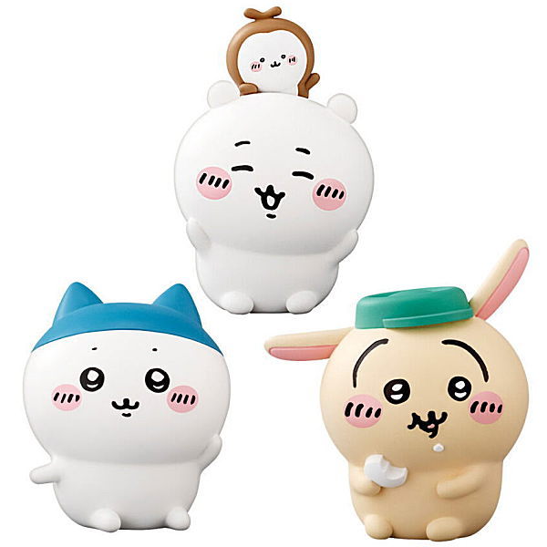 Chiikawa Friends Part.4 [Assorted 3 type set (1.Chiikawa & Beetle/2.Hachiware (sport gari)/3.Usagi (ramune))]