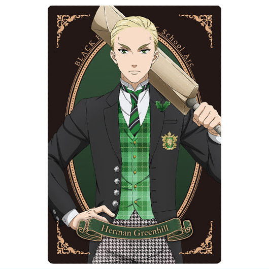 Kuroshitsuji Public School Arc Wafer [5.Herman Greenhill (Character Card)]