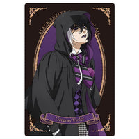 Kuroshitsuji Public School Arc Wafer [6.Gregory Violet (Character Card)]