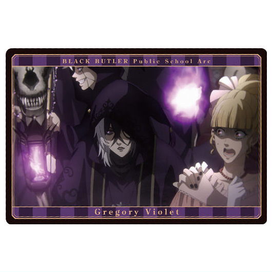 Kuroshitsuji Public School Arc Wafer [12.Gregory Violet (Story Card)]