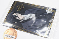 Kuroshitsuji Public School Arc Wafer [24.Sebastian Michaelis (Rare Card)(Gold Foil Stamped)]