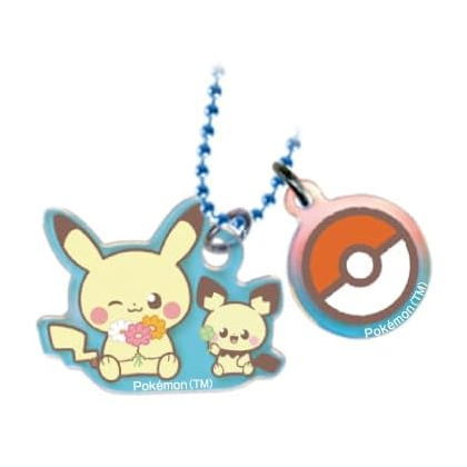 Pokepiece Twin Charm Niji Hoshi Candy [10.Pikachu & Pichu]