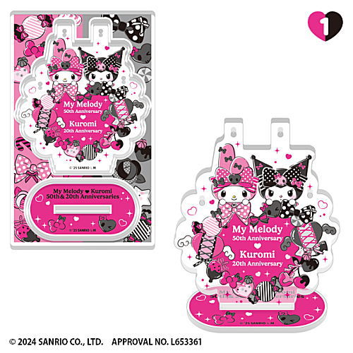 My Melody 50th & Kuromi 20th Anniversaries Acrylic Accessory Stand [1]