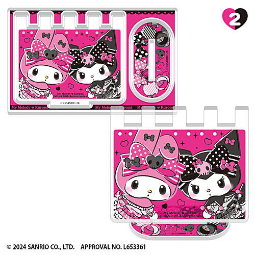 My Melody 50th & Kuromi 20th Anniversaries Acrylic Accessory Stand [2]