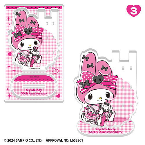 My Melody 50th & Kuromi 20th Anniversaries Acrylic Accessory Stand [3]