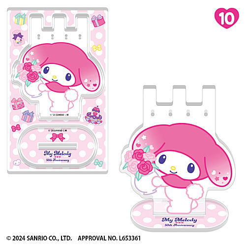My Melody 50th & Kuromi 20th Anniversaries Acrylic Accessory Stand [10]