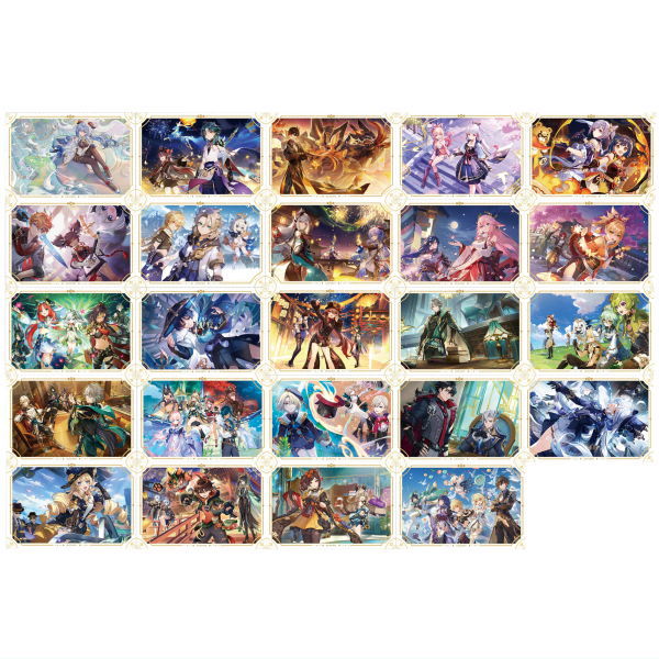 Genshin Seal Wafer [All 24 type set(Full Complete)]