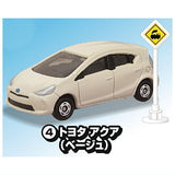 Tomica Sign Set Part.14 [4.Toyota Aqua (beige)]