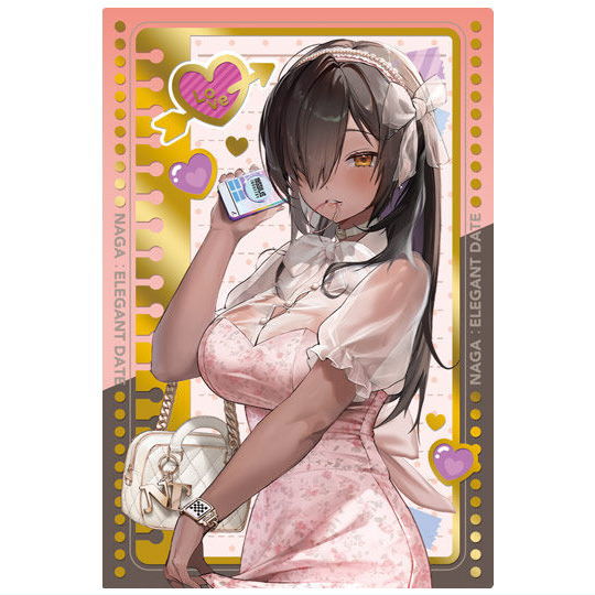 Goddess of Victory: NIKKE wafer Part.3 [22.Naga (Elegant Date)(Gold Foil Stamped)]