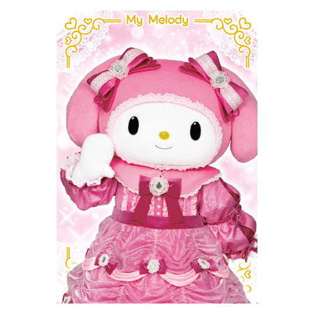 Sanrio Characters Twin Wafer 2 Live Character ver. [3.My Melody (Special Costume)(Character Card)]