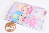 Sanrio Characters Twin Wafer 2 Live Character ver. [5.Little Twin Stars (Special Costume)(Character Card)]